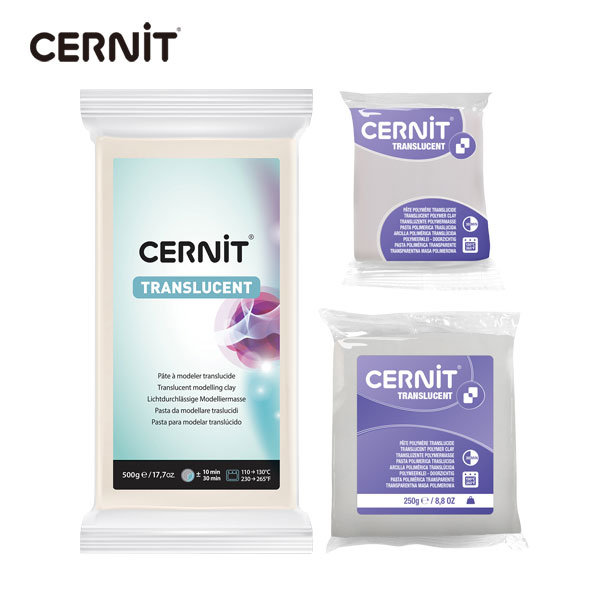 Cernit 烘烤軟陶 半透明色系 56g/250g/500g